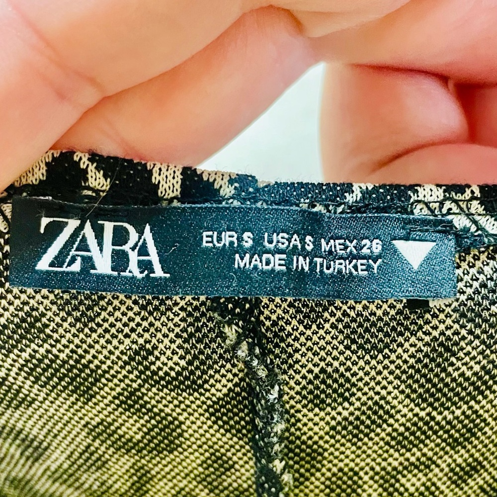 Zara Leopard Print Spaghetti Strap Midi Dress Small - Picture 5 of 5
